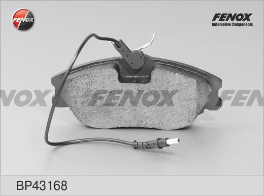 Комплект тормозных колодок, дисковый тормоз FENOX BP43168