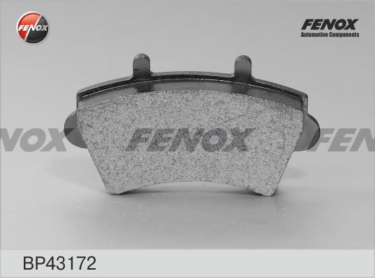 Комплект тормозных колодок, дисковый тормоз FENOX BP43172