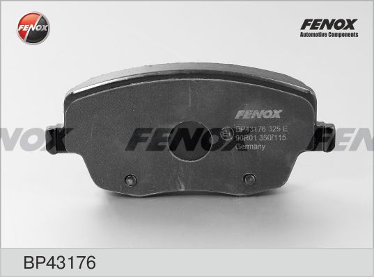 Комплект тормозных колодок, дисковый тормоз FENOX BP43176