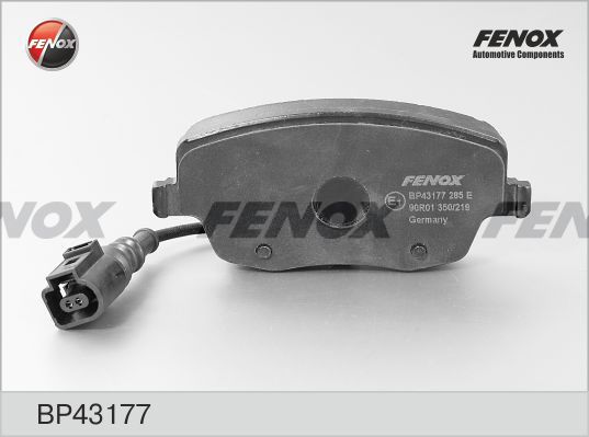 Комплект тормозных колодок, дисковый тормоз FENOX BP43177