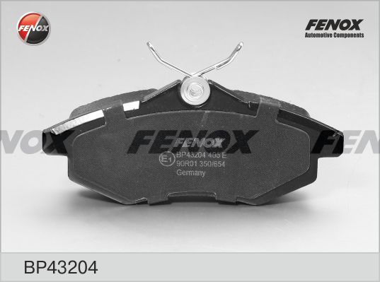 Комплект тормозных колодок, дисковый тормоз FENOX BP43204