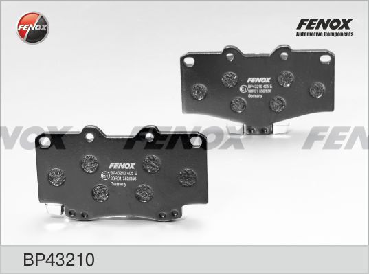 Комплект тормозных колодок, дисковый тормоз FENOX BP43210
