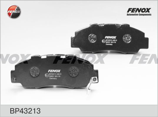 Комплект тормозных колодок, дисковый тормоз FENOX BP43213