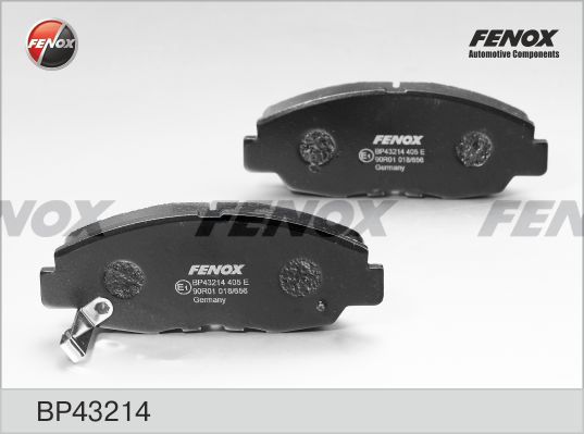 Комплект тормозных колодок, дисковый тормоз FENOX BP43214