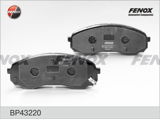 Комплект тормозных колодок, дисковый тормоз FENOX BP43220