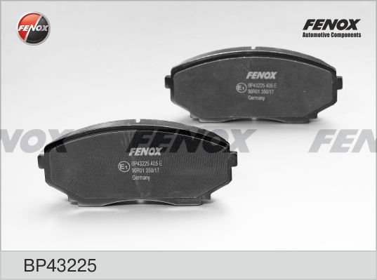 Комплект тормозных колодок, дисковый тормоз FENOX BP43225