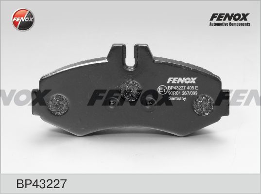 Комплект тормозных колодок, дисковый тормоз FENOX BP43227