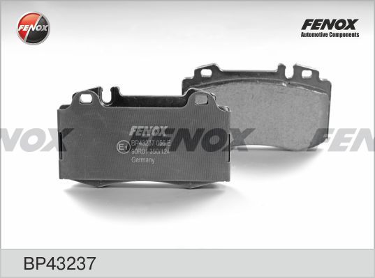 Комплект тормозных колодок, дисковый тормоз FENOX BP43237