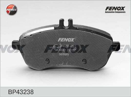 Комплект тормозных колодок, дисковый тормоз FENOX BP43238
