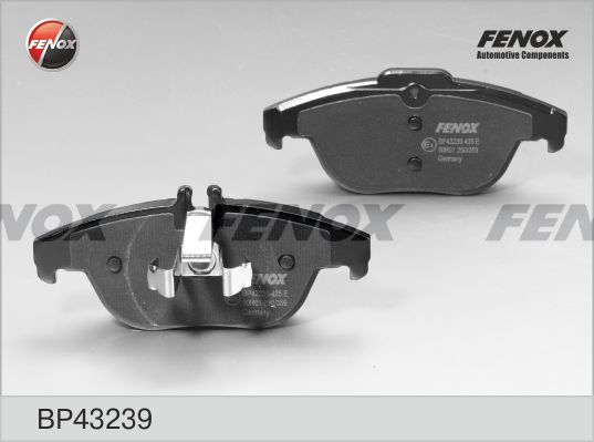 Комплект тормозных колодок, дисковый тормоз FENOX BP43239