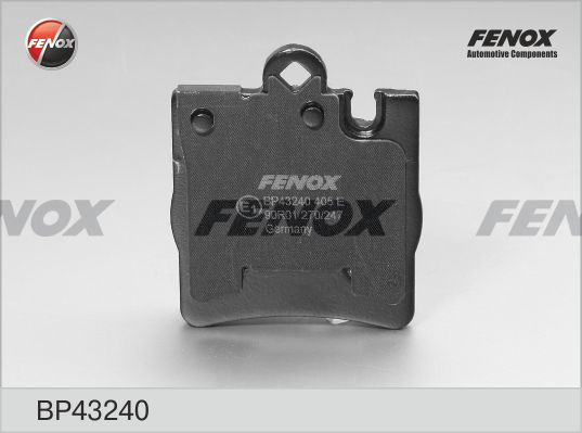 Комплект тормозных колодок, дисковый тормоз FENOX BP43240