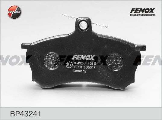 Комплект тормозных колодок, дисковый тормоз FENOX BP43241