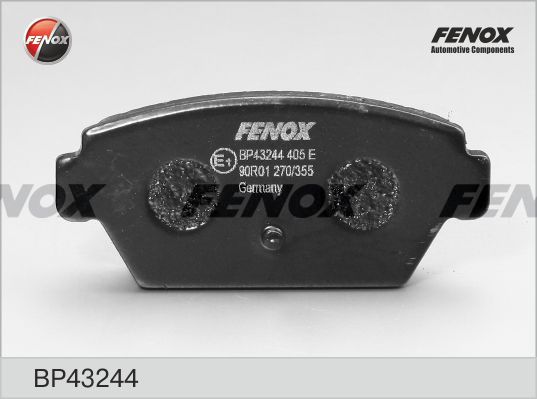 Комплект тормозных колодок, дисковый тормоз FENOX BP43244