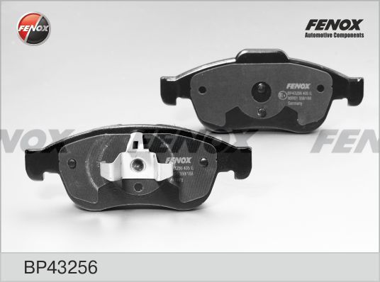 Комплект тормозных колодок, дисковый тормоз FENOX BP43256