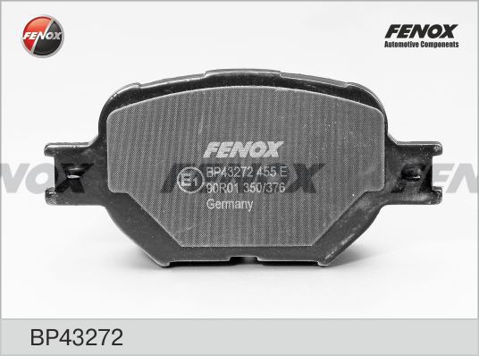 Комплект тормозных колодок, дисковый тормоз FENOX BP43272