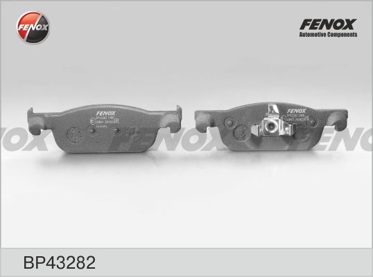 Комплект тормозных колодок, дисковый тормоз FENOX BP43282