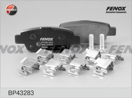 Комплект тормозных колодок, дисковый тормоз FENOX BP43283