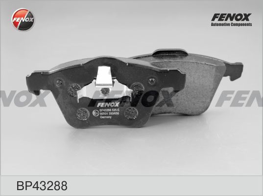 Комплект тормозных колодок, дисковый тормоз FENOX BP43288