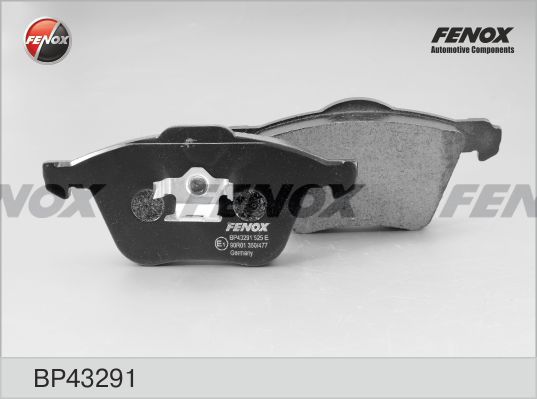 Комплект тормозных колодок, дисковый тормоз FENOX BP43291