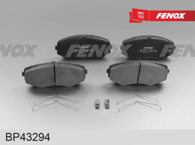 Комплект тормозных колодок, дисковый тормоз FENOX BP43294