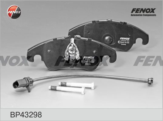Комплект тормозных колодок, дисковый тормоз FENOX BP43298