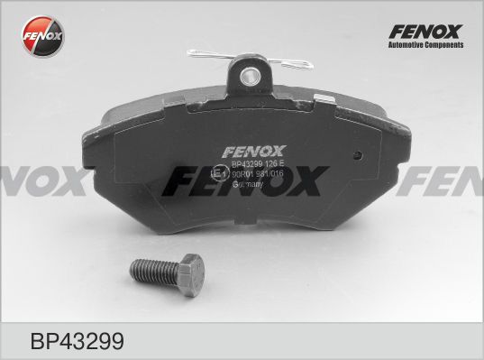 Комплект тормозных колодок, дисковый тормоз FENOX BP43299