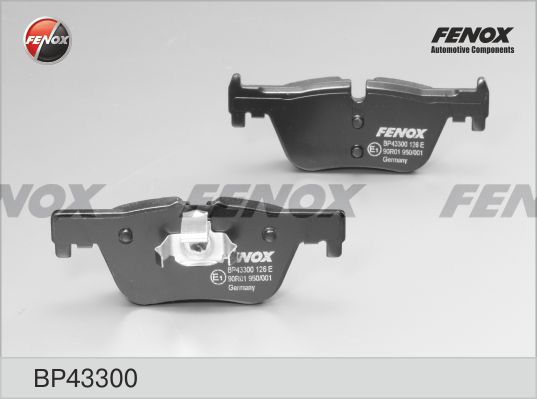 Комплект тормозных колодок, дисковый тормоз FENOX BP43300