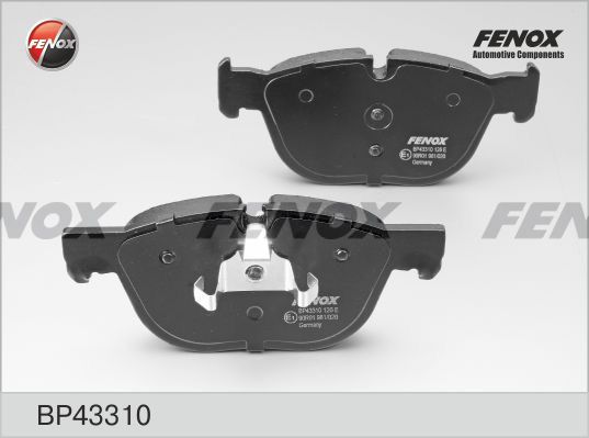 Комплект тормозных колодок, дисковый тормоз FENOX BP43310
