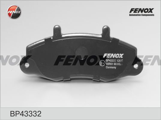 Комплект тормозных колодок, дисковый тормоз FENOX BP43332