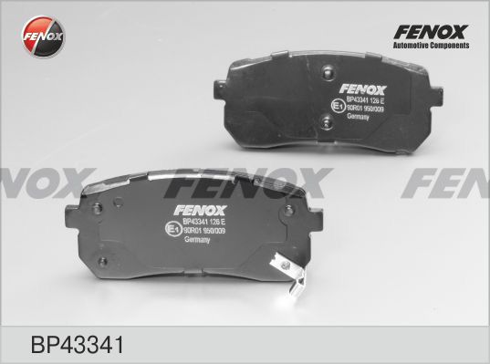 Комплект тормозных колодок, дисковый тормоз FENOX BP43341