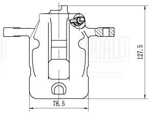 Тормозной суппорт TRIALLI CF202801