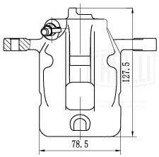 Тормозной суппорт TRIALLI CF202802