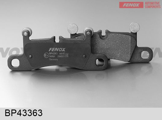 Комплект тормозных колодок, дисковый тормоз FENOX BP43363