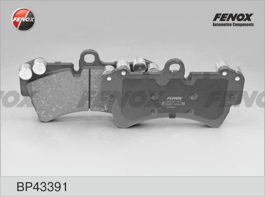 Комплект тормозных колодок, дисковый тормоз FENOX BP43391