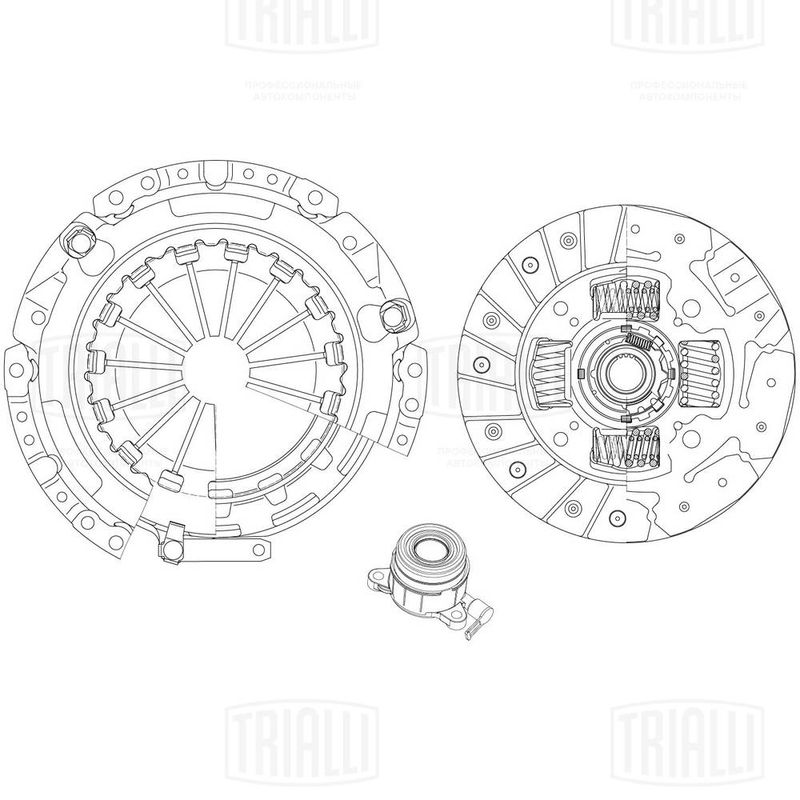 Комплект сцепления TRIALLI FR1913