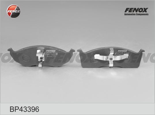 Комплект тормозных колодок, дисковый тормоз FENOX BP43396