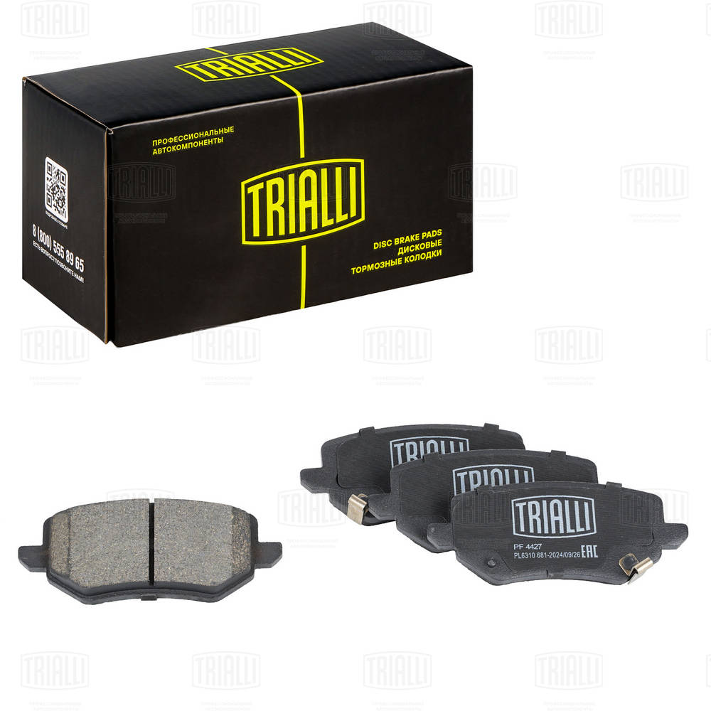 Комплект тормозных колодок (дисковый тормоз) TRIALLI PF4427