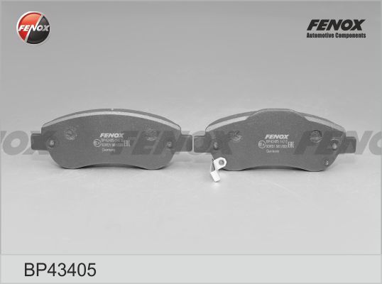 Комплект тормозных колодок, дисковый тормоз FENOX BP43405