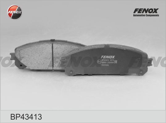 Комплект тормозных колодок, дисковый тормоз FENOX BP43413
