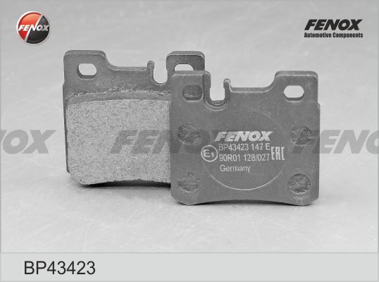 Комплект тормозных колодок, дисковый тормоз FENOX BP43423