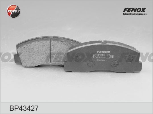 Комплект тормозных колодок, дисковый тормоз FENOX BP43427