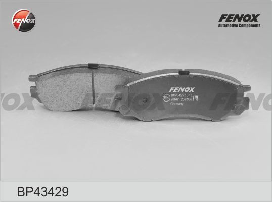Комплект тормозных колодок, дисковый тормоз FENOX BP43429