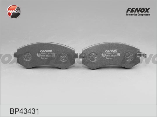 Комплект тормозных колодок, дисковый тормоз FENOX BP43431