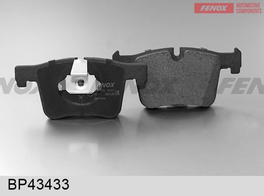 Комплект тормозных колодок, дисковый тормоз FENOX BP43433
