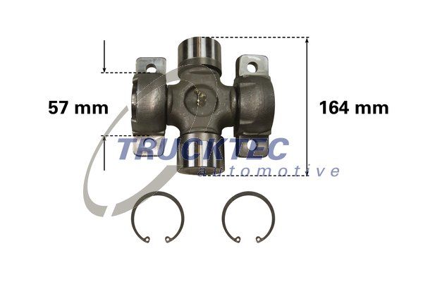 Шарнир, карданный вал TRUCKTEC AUTOMOTIVE 0440007