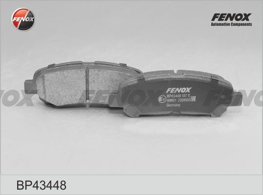 Комплект тормозных колодок, дисковый тормоз FENOX BP43448