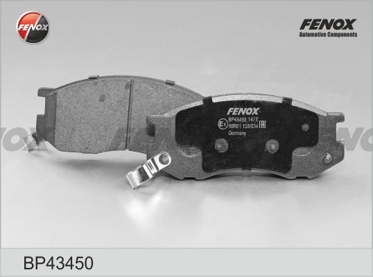 Комплект тормозных колодок, дисковый тормоз FENOX BP43450
