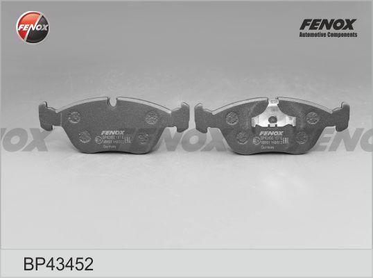 Комплект тормозных колодок, дисковый тормоз FENOX BP43452
