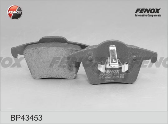 Комплект тормозных колодок, дисковый тормоз FENOX BP43453