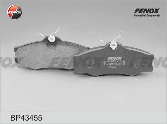 Комплект тормозных колодок, дисковый тормоз FENOX BP43455